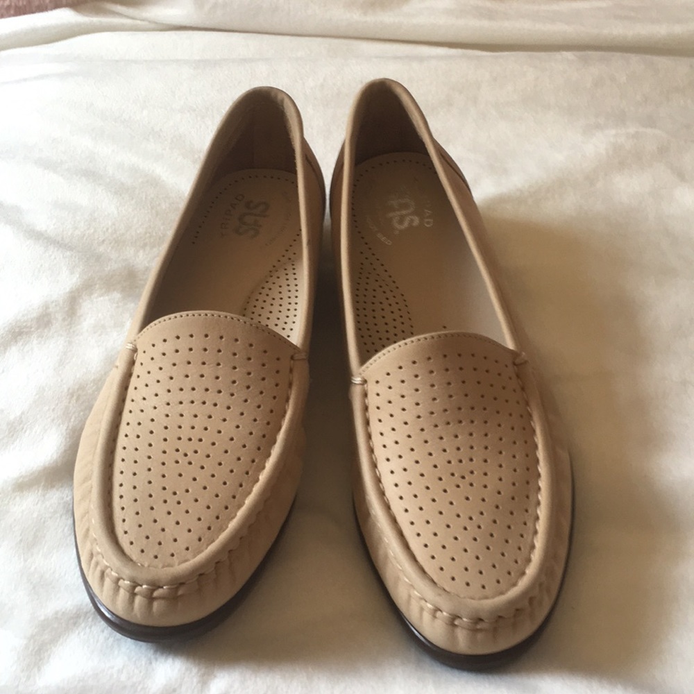 Leather loafers